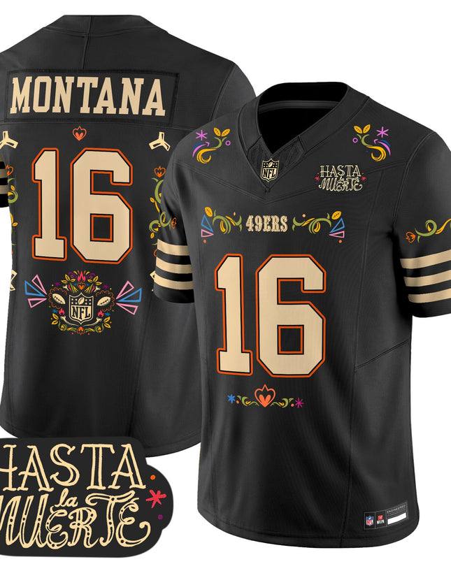 San Francisco 49ers Mexico 'Hasta la Muerte Edition' Vapor Limited Jersey - All Printed