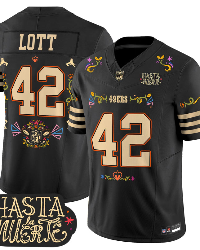 San Francisco 49ers Mexico 'Hasta la Muerte Edition' Vapor Limited Jersey - All Printed