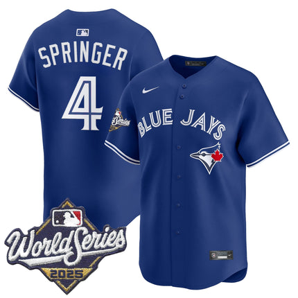 Men's Toronto Blue Jays 2025 World Series Vapor Premier Limited Jersey - All Stitched