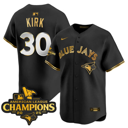 Men's Toronto Blue Jays 2025 American League Champions Vapor Premier Limited Jersey - All Stitched