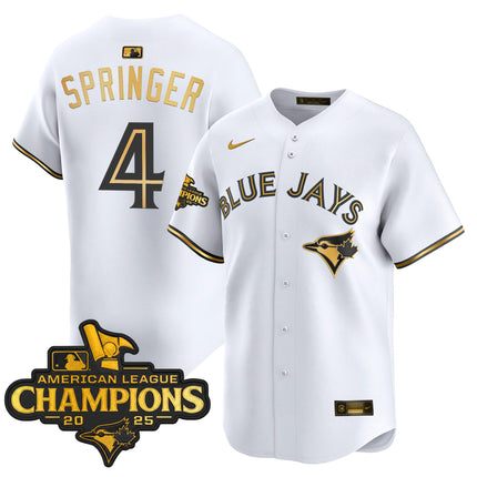 Men's Toronto Blue Jays 2025 American League Champions Vapor Premier Limited Jersey - All Stitched