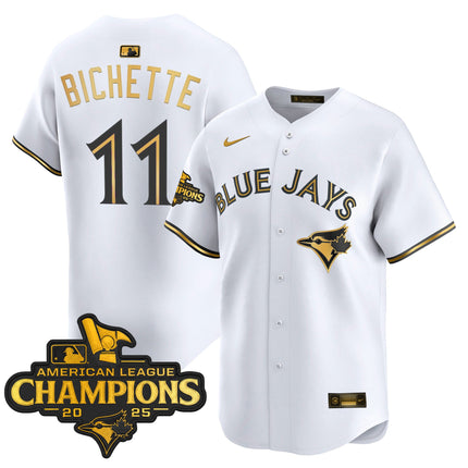 Men's Toronto Blue Jays 2025 American League Champions Vapor Premier Limited Jersey - All Stitched