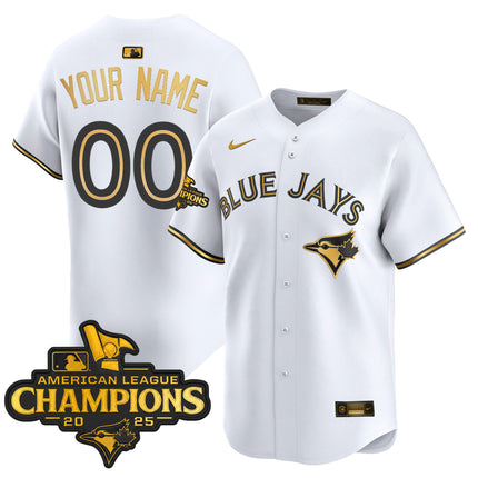 Toronto Blue Jays 2025 American League Champions Vapor Premier Limited Custom Jersey - All Stitched