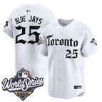 White / #25 Blue Jays / S