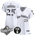 White / #25 Dodgers / S