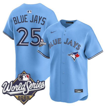 Men's Toronto Blue Jays 2025 World Series Vapor Premier Limited Jersey - All Stitched