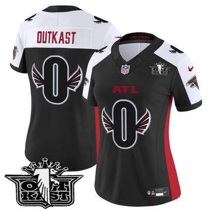 Women's Outkast x Atlanta Falcons 2025 Vapor Limited Jersey - All Stitched