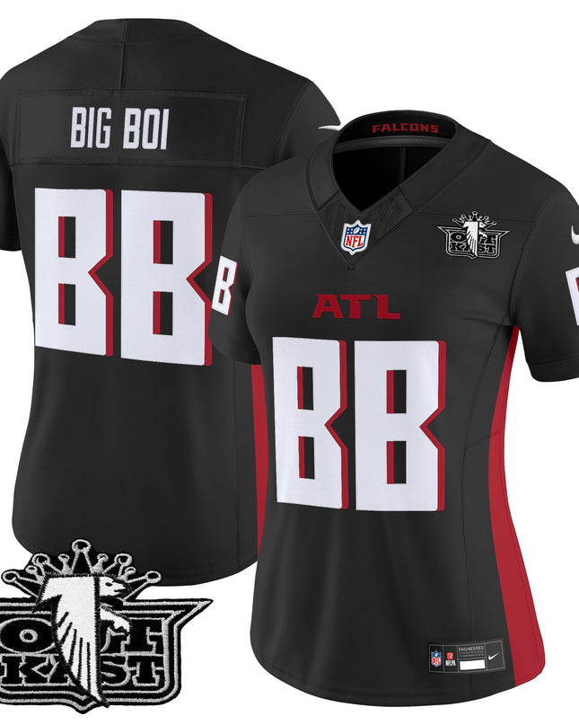 Women's Outkast x Atlanta Falcons 2025 Vapor Limited Jersey - All Stitched