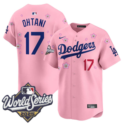 Men's Dodgers 2025 World Series x Tokyo Series Vapor Premier Limited Jersey - Stitched