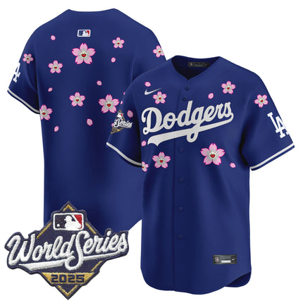 Men's Dodgers 2025 World Series x Tokyo Series Vapor Premier Limited Jersey - Stitched