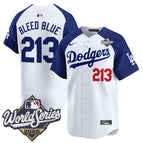 White Alternate / Bleed Blue 213 / S