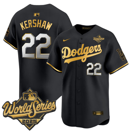 Men's Dodgers 2025 World Series Vapor Premier Limited Jersey V2 - All Stitched
