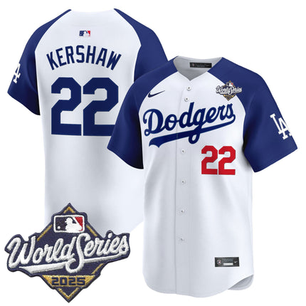 Men's Dodgers 2025 World Series Vapor Premier Limited Jersey V2 - All Stitched