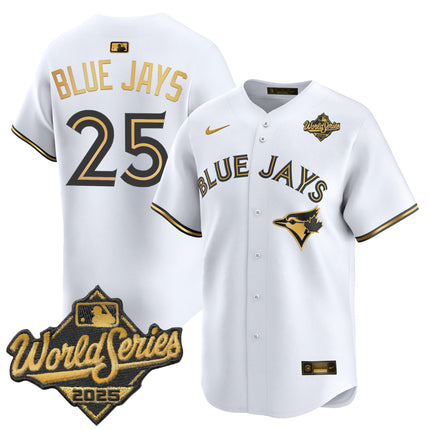 Men's Toronto Blue Jays 2025 World Series Vapor Premier Limited Jersey V2 - All Stitched