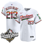 White / Bleed Blue 213 / S