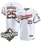 White / #25 Dodgers / S