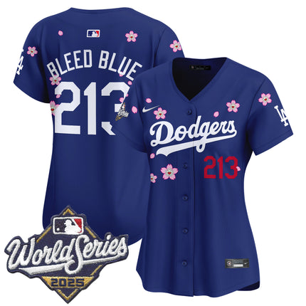 Women's Dodgers 2025 World Series x Tokyo Series Vapor Premier Limited Jersey - Stitched