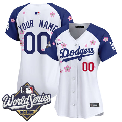 Dodgers 2025 World Series x Tokyo Series Vapor Premier Limited Custom Jersey - All Stitched