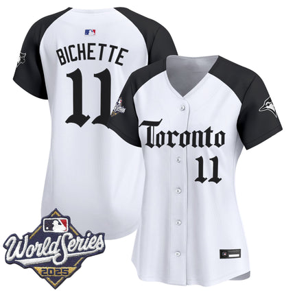 Women's Toronto Blue Jays 2025 World Series Vapor Premier Limited Jersey - Gothic North Edition - All Stitched
