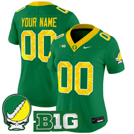 Oregon Ducks 2025 "Grateful Ducks" Vapor Limited Custom Jersey - All Stitched