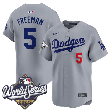 Men's Dodgers 2025 World Series Vapor Premier Limited Jersey - All Stitched
