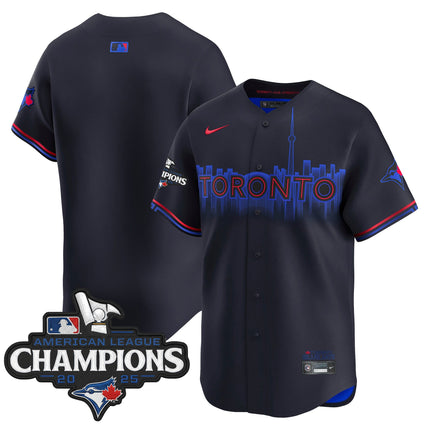 Men's Toronto Blue Jays 2025 American League Champions Vapor Premier Limited Jersey - All Stitched