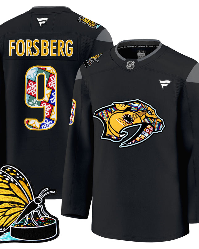 Men's Nashville Predators 2025 Hispanic Music Heritage Night Premium Jersey - All Stitched