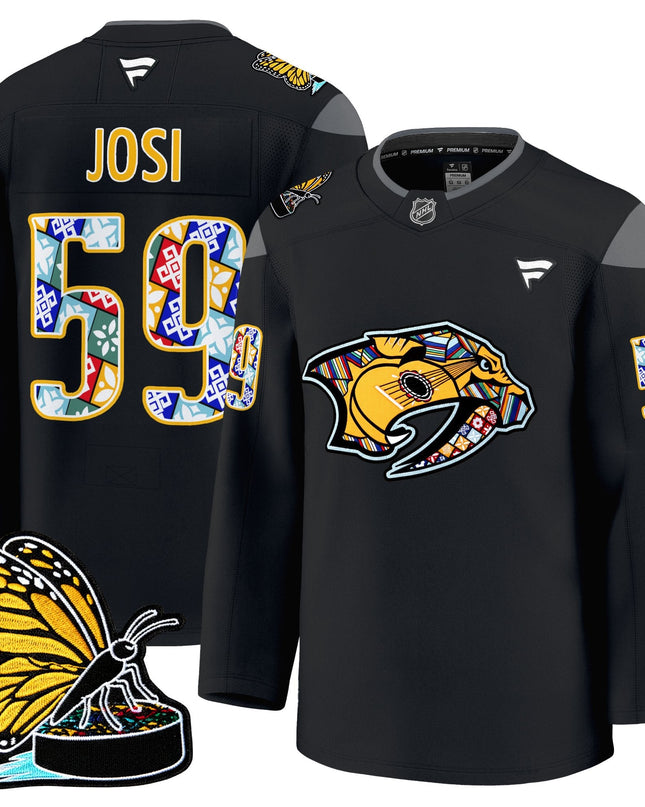 Men's Nashville Predators 2025 Hispanic Music Heritage Night Premium Jersey - All Stitched