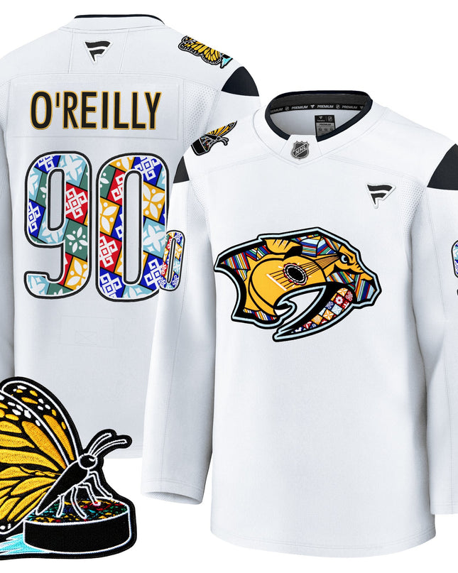 Men's Nashville Predators 2025 Hispanic Music Heritage Night Premium Jersey - All Stitched
