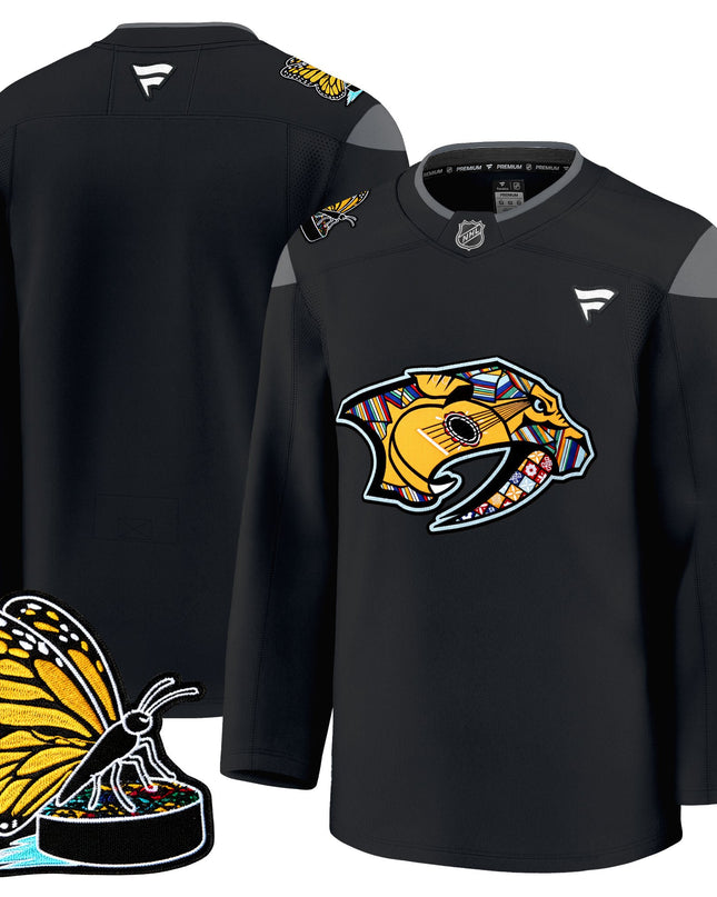 Men's Nashville Predators 2025 Hispanic Music Heritage Night Premium Jersey - All Stitched
