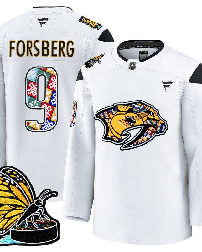 Men's Nashville Predators 2025 Hispanic Music Heritage Night Premium Jersey - All Stitched