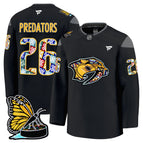 Black / #26 Predators / S