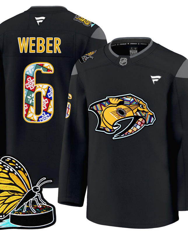 Men's Nashville Predators 2025 Hispanic Music Heritage Night Premium Jersey - All Stitched