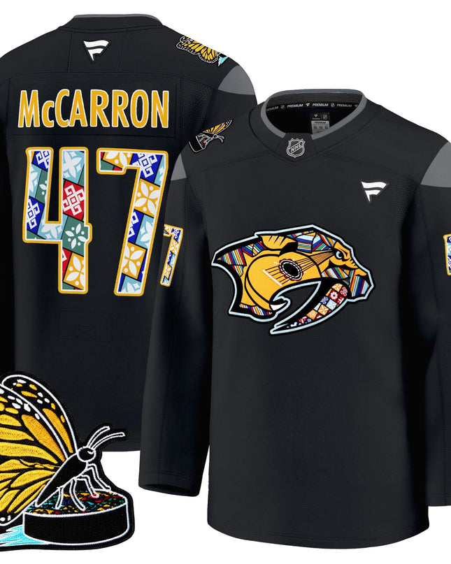 Men's Nashville Predators 2025 Hispanic Music Heritage Night Premium Jersey - All Stitched