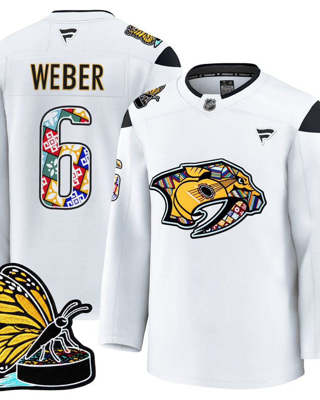 Men's Nashville Predators 2025 Hispanic Music Heritage Night Premium Jersey - All Stitched