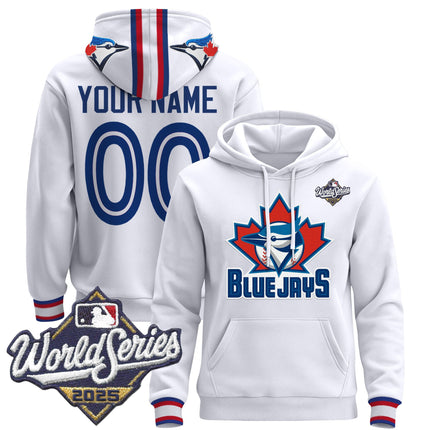 Toronto Blue Jays 2025 World Series Premium Custom Pullover Hoodie - All Stitched