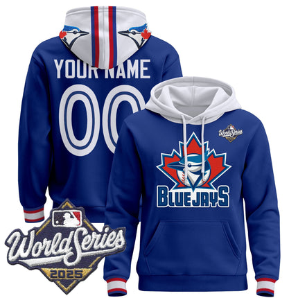 Toronto Blue Jays 2025 World Series Premium Custom Pullover Hoodie - All Stitched