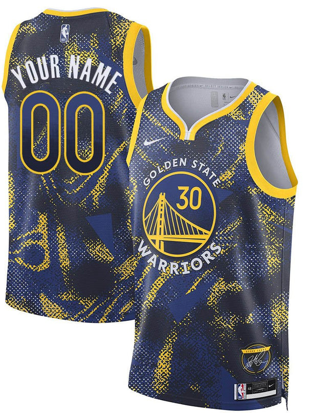 Golden State Warriors 2025 Swingman Custom Jersey - All Stitched