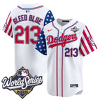 White / Bleed Blue 213 / S