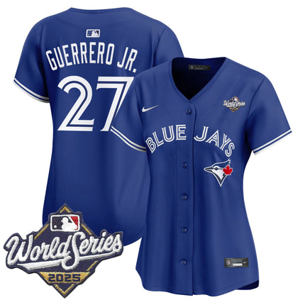 Women's Toronto Blue Jays 2025 World Series Vapor Premier Limited Jersey V2 - All Stitched