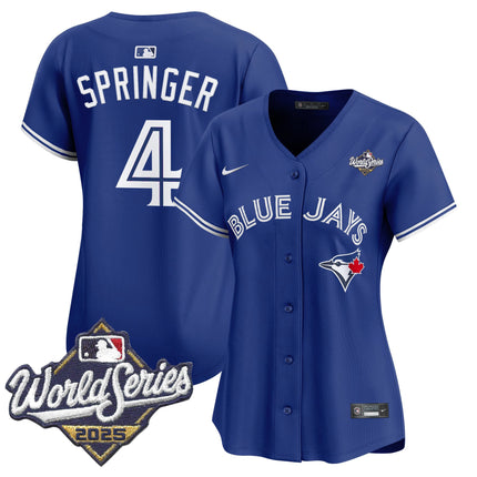 Women's Toronto Blue Jays 2025 World Series Vapor Premier Limited Jersey V2 - All Stitched
