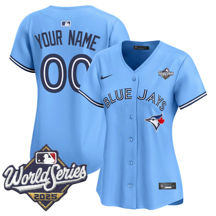 Toronto Blue Jays 2025 World Series Vapor Premier Limited Custom Jersey V2 - All Stitched
