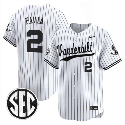 Men's Vanderbilt Commodores 2025 Vapor Baseball Jersey - All Stitched