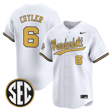 Men's Vanderbilt Commodores 2025 Vapor Baseball Jersey - All Stitched