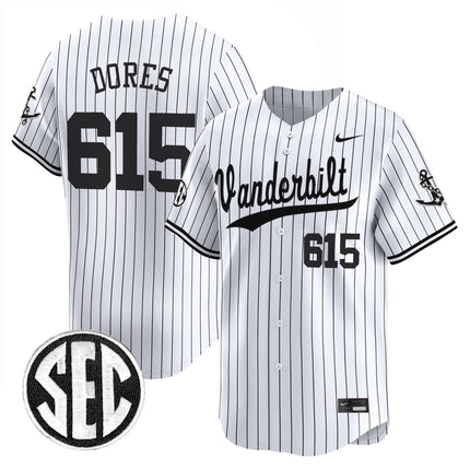 Men's Vanderbilt Commodores 2025 Vapor Baseball Jersey - All Stitched