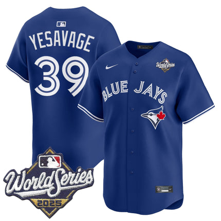 Men's Toronto Blue Jays 2025 World Series Vapor Premier Limited Jersey V2 - All Stitched