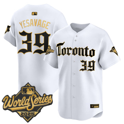 Men's Toronto Blue Jays 2025 World Series Vapor Premier Limited Jersey - Gothic North Edition - All Stitched