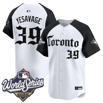 Men's Toronto Blue Jays 2025 World Series Vapor Premier Limited Jersey - Gothic North Edition - All Stitched
