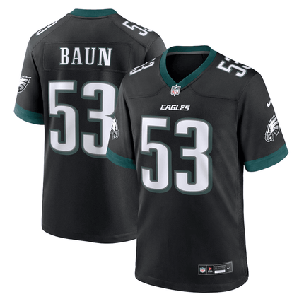 Zack Baun Black Philadelphia Eagles Jersey - All Stitched