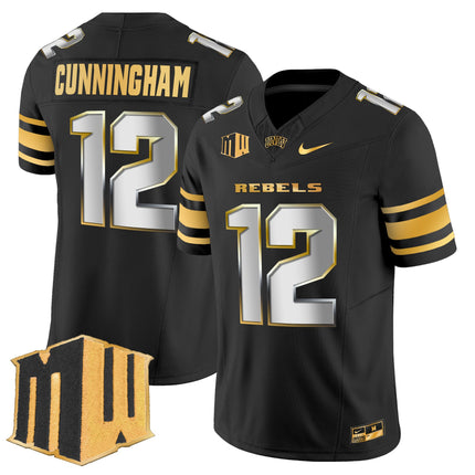 Men's UNLV Rebels 2025 Gold Vapor Limited Jersey - All Stitched